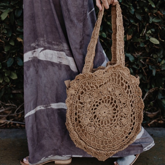 HENDRIX Raffia Festival Boho Tote Bag NEW - Picture 6 of 8